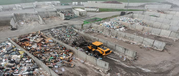 electronic pollution taking up space in landfills